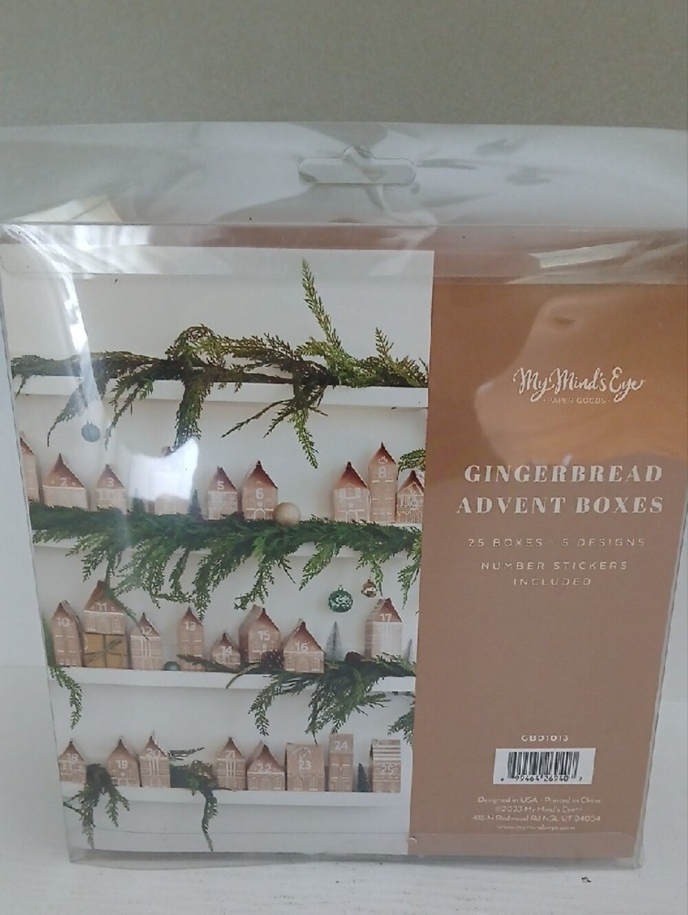 Gingerbread Advent Boxes - Picture 2 of 2